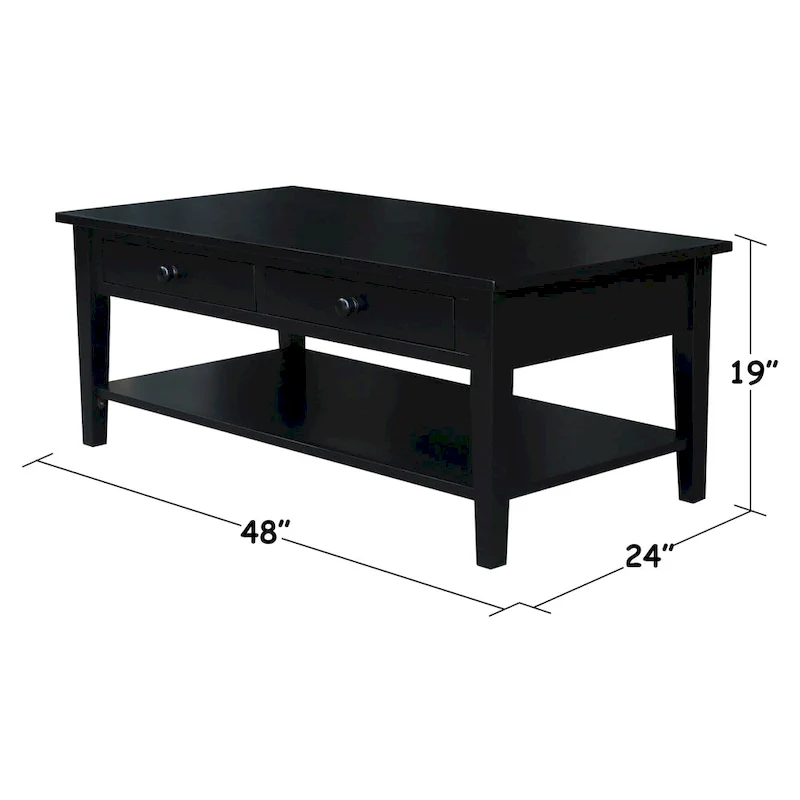 Modern Luxurious Nightstand with 2 Drawers