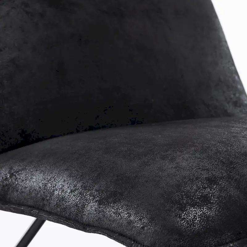 Mid Century Faux Leather Accent Chair With Adjustable Backrest Set of 2 - 31.5 H X 22.2 W X 23.6 D