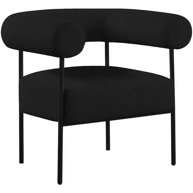 Meridian Furniture,Blake Boucle Fabric Accent Chair