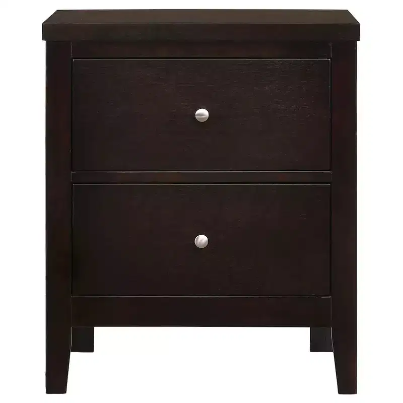 Coaster,Carlton 2-drawer Nightstand Cappuccino
