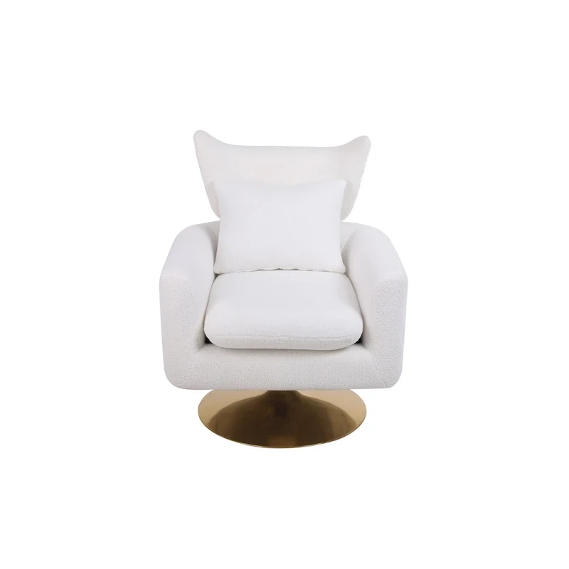 Mid-Century 360-degree Swivel Accent Chair