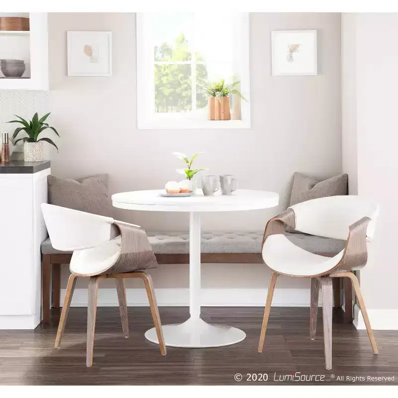 Symphony Mid-Century Modern Dining Accent Chair - LumiSource