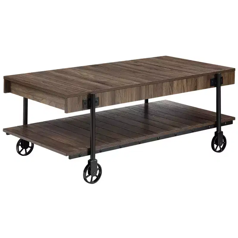 Huntingdale Industrial 1 Shelf Coffee Table - miBasics