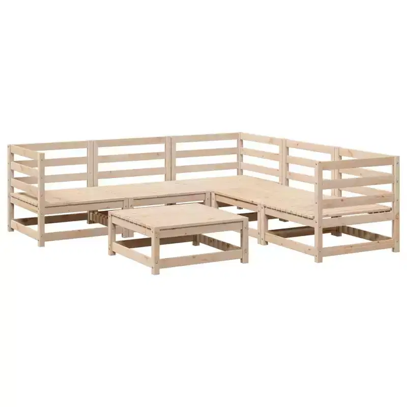 vidaXL Garden Sofa Set - Solid Wood Pine in Various Colors
