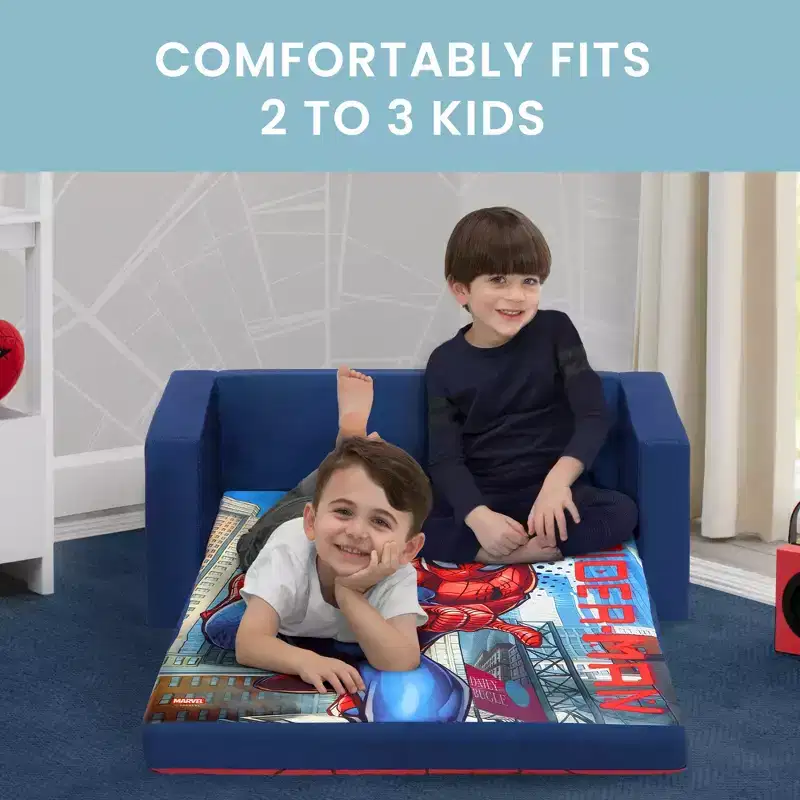 Delta Children Spider-Man Cozee Flip-Out Sofa to Lounger