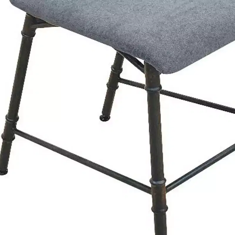 16 Brantley Office Chair Gray Fabric/Gunmetal Finish - Acme Furniture