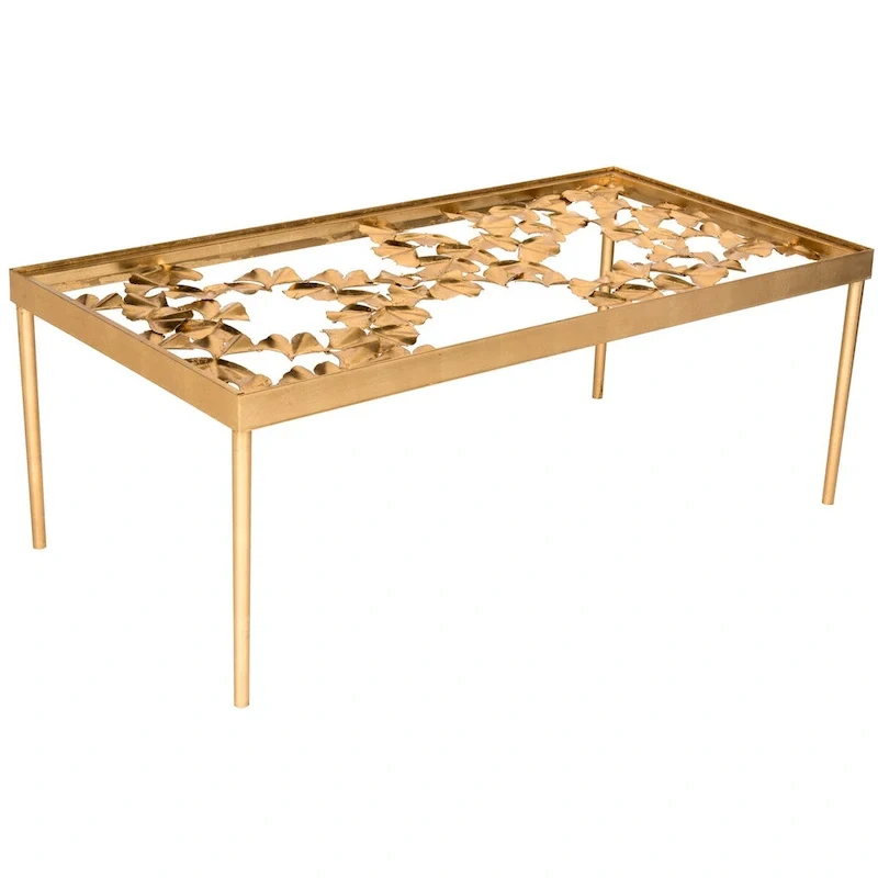 Antique Gold Leaf Coffee Table 48