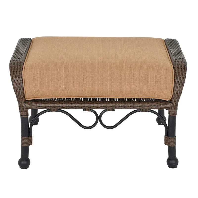 Grand Bonaire Weave Patio Ottoman