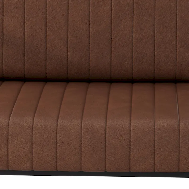 PU Leather Accent Chair with Padded Backrest