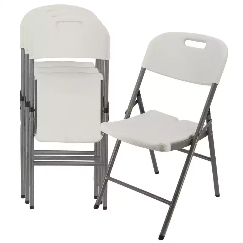 Elama 4 Piece Indoor and Outdoor Folding Chair Set