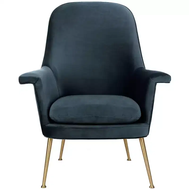 Aimee Velvet Arm Chair - SFV4701 - Safavieh Couture