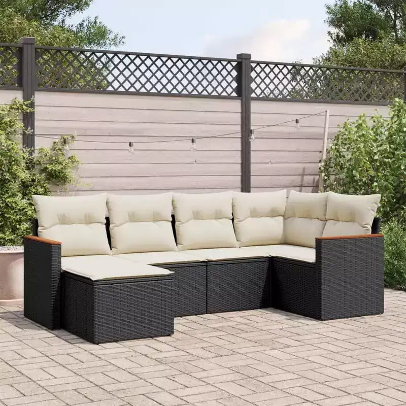 vidaXL Garden Sofa Set with Cushions for Outdoor Relaxation