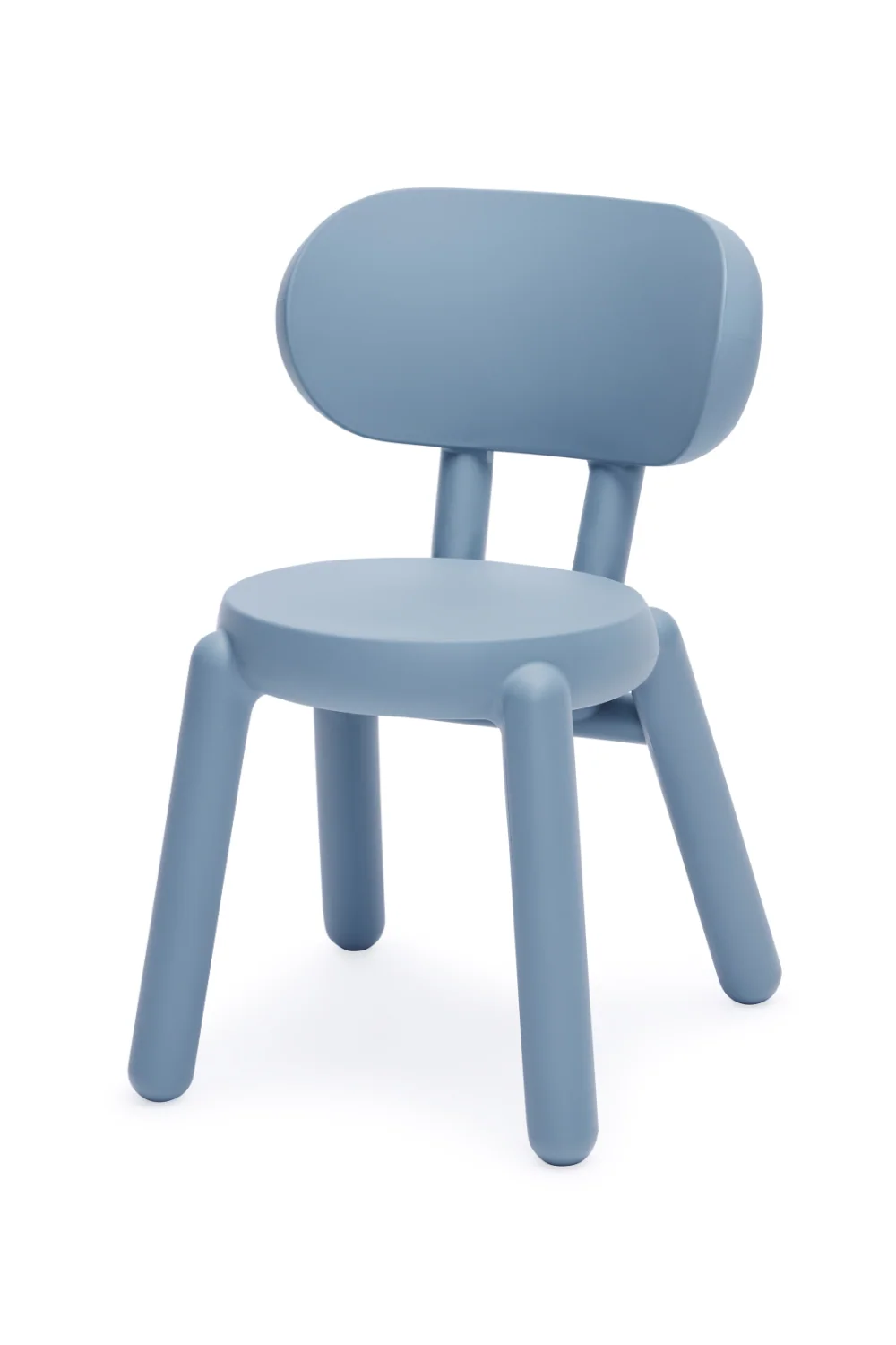 Modern Round Molded Plastic Chair for Indoor and Outdoor Use