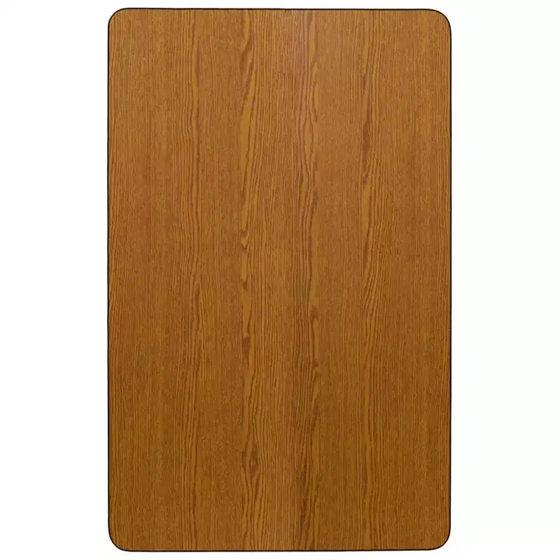 Emma and Oliver 24x48 Rectangle Laminate Adjustable Preschool Activity Table