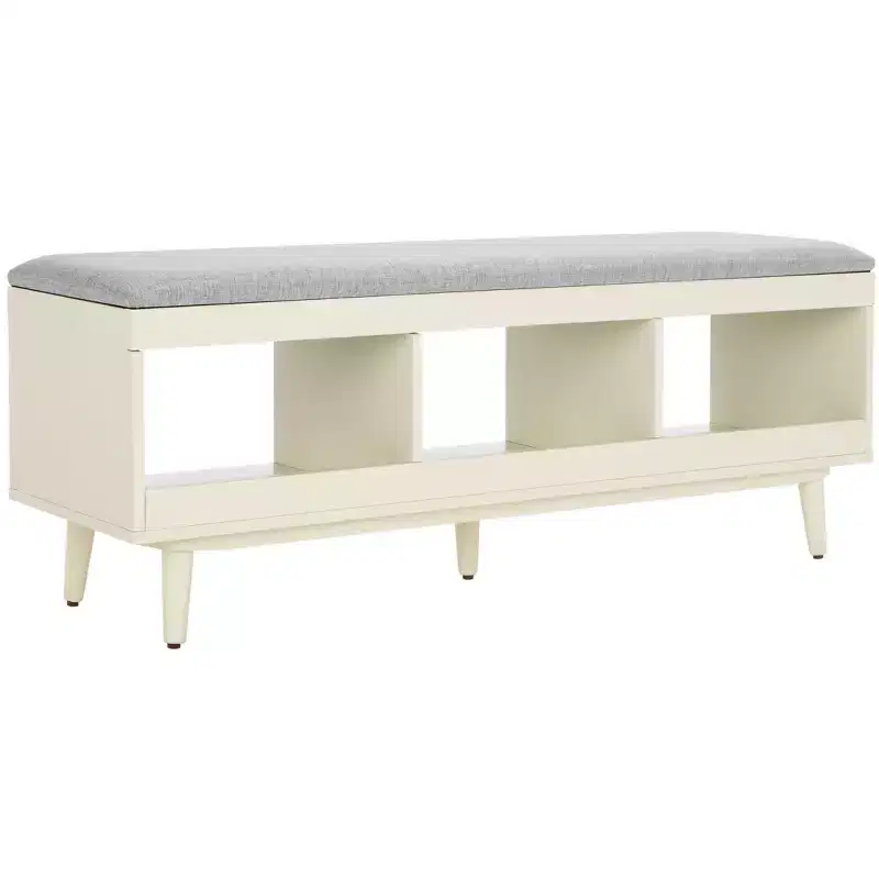 Cricket Open Shelf Bench With Cushion - BCH5000 - Safavieh