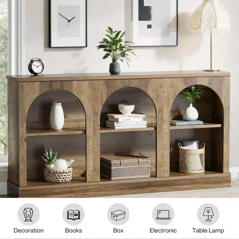 Multi-Functional Farmhouse Console Table – Entryway, Sofa, Hall & TV Stand
