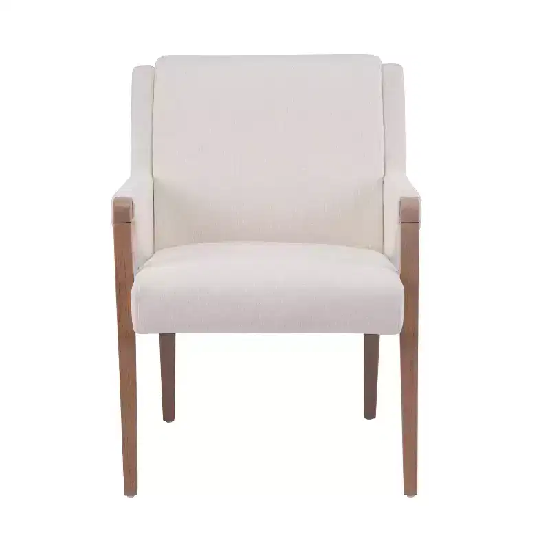Christopher Knight Home Nattapong Modern Rubberwood Linen Upholstered Dining Chairs (Set of 2)