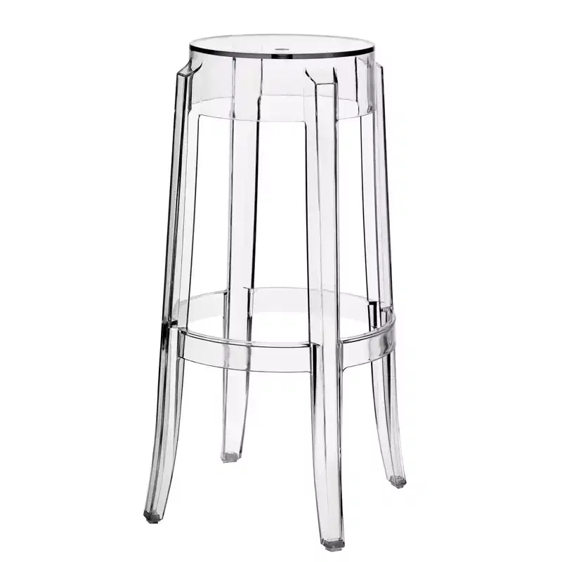 Set of 2 Casper Barstool Clear - Modway