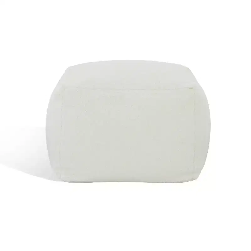 Samuels Boucle Pouf - SFV5041 - Safavieh Couture
