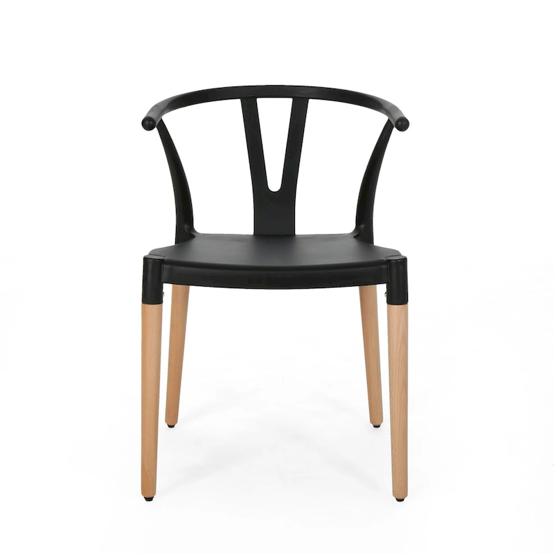 Mountfair Modern Wood Leg Dining Chairs (Set of 2) by Christopher Knight Home