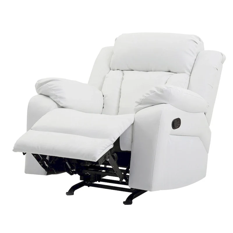Daria Faux Leather Upholstery Reclining Chair - 38L x 37W x 41H