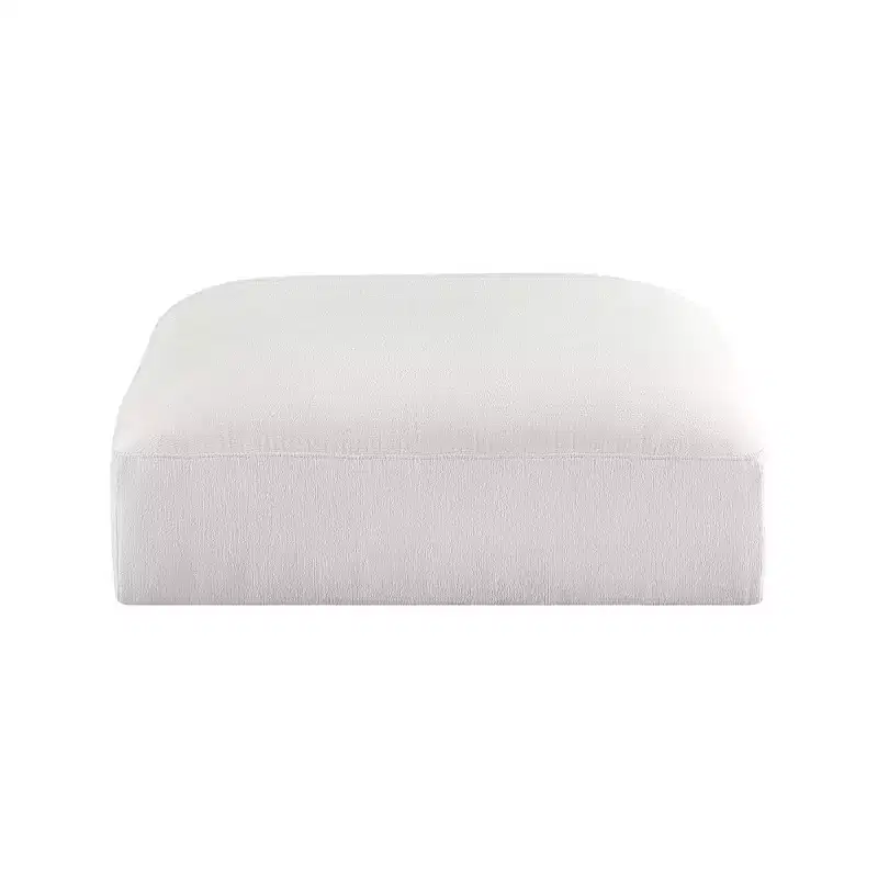 ,Ease Polyester Fabric Ottoman