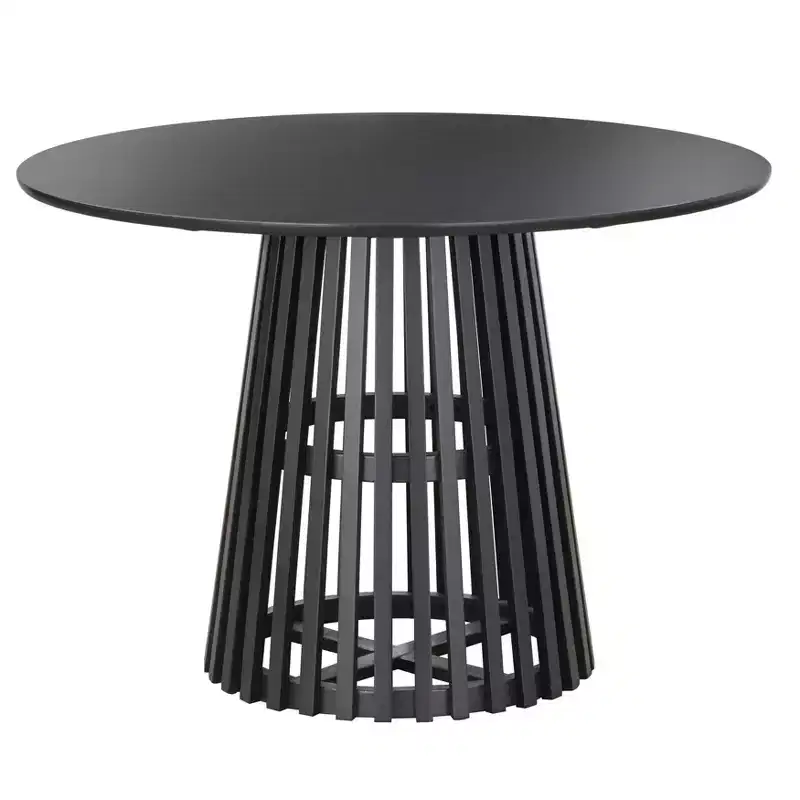 Lifestorey Pavia Mid Century Modern Round Pedestal Base Dining Table