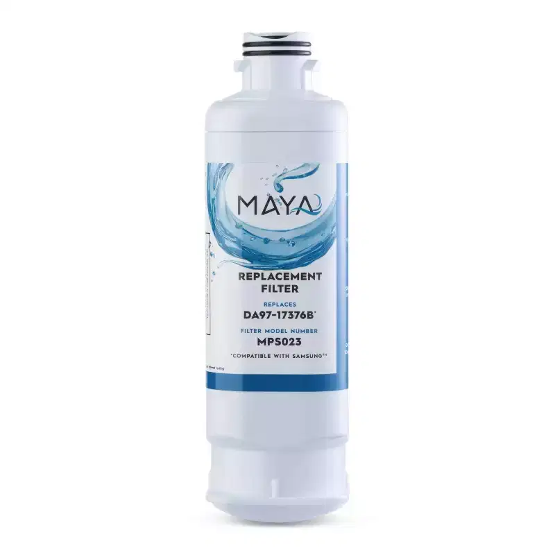 MAYA Replacement Samsung Refrigerator Water Filter 2pk - MPS223: Sumsung Water Filter Replacement, Blue & White, 6-Month Warranty