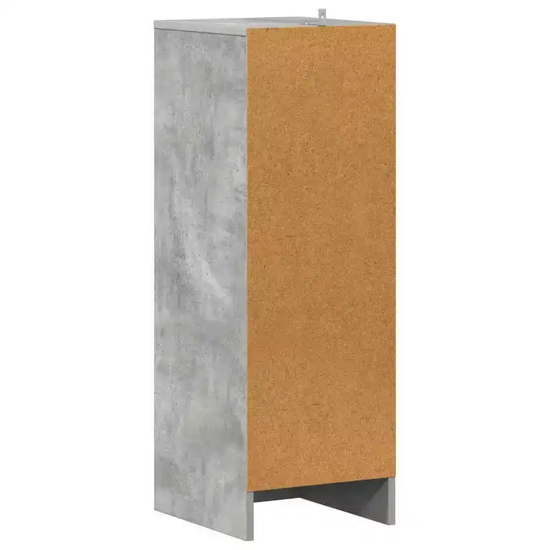 vidaXL Shoe Cabinet Concrete Grey Engineered wood Medium Shoe Cabinet