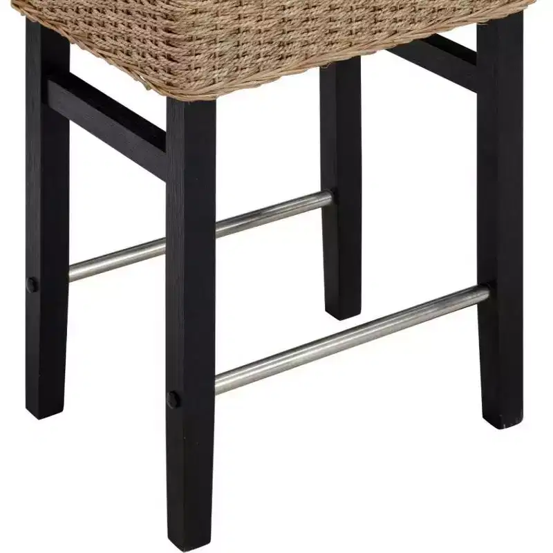 Nathan James Set of 2 Harvey Seagrass Counter Height Barstools