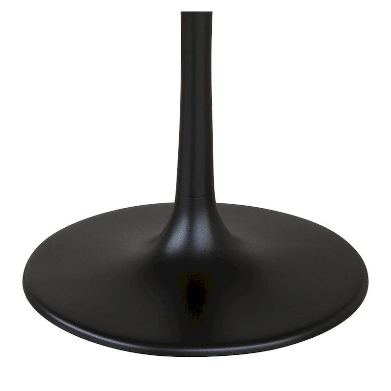 Central City Dining Table Gray & Black
