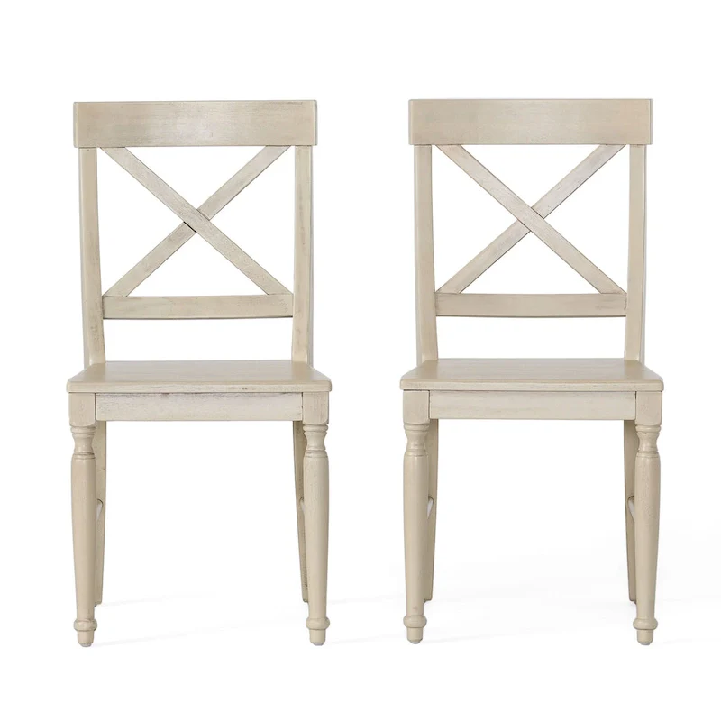 Rovie Acacia Wood Dining Chair (Set of 2)
