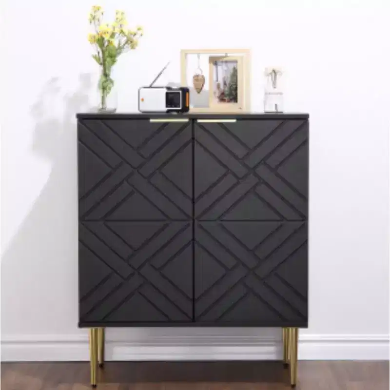 2-Door Storage Sideboard, Warm White