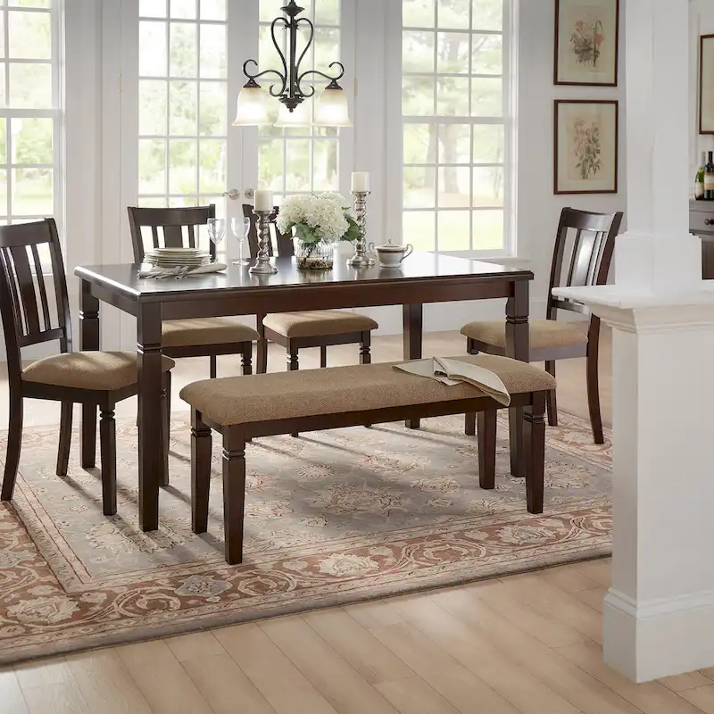 Lynn Espresso Finish Dining Table by iNSPIRE Q Classic
