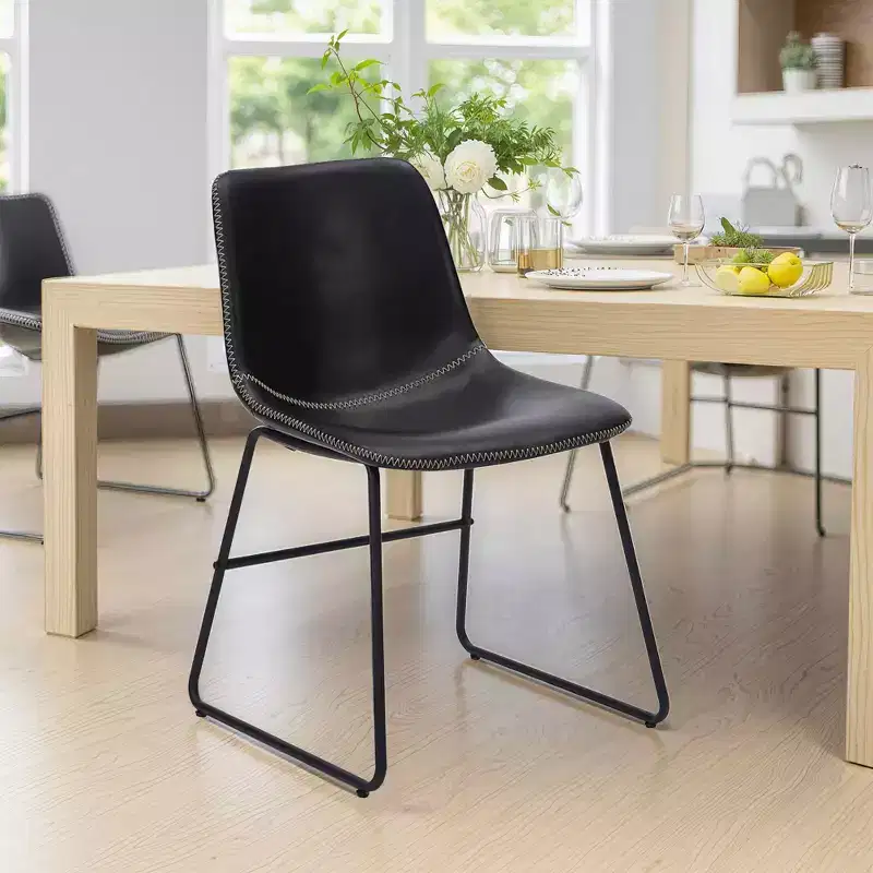 MAYEERTY Set of 4 Kitchen Dining Chairs, Versatile Seating for Dining Room & Home Use