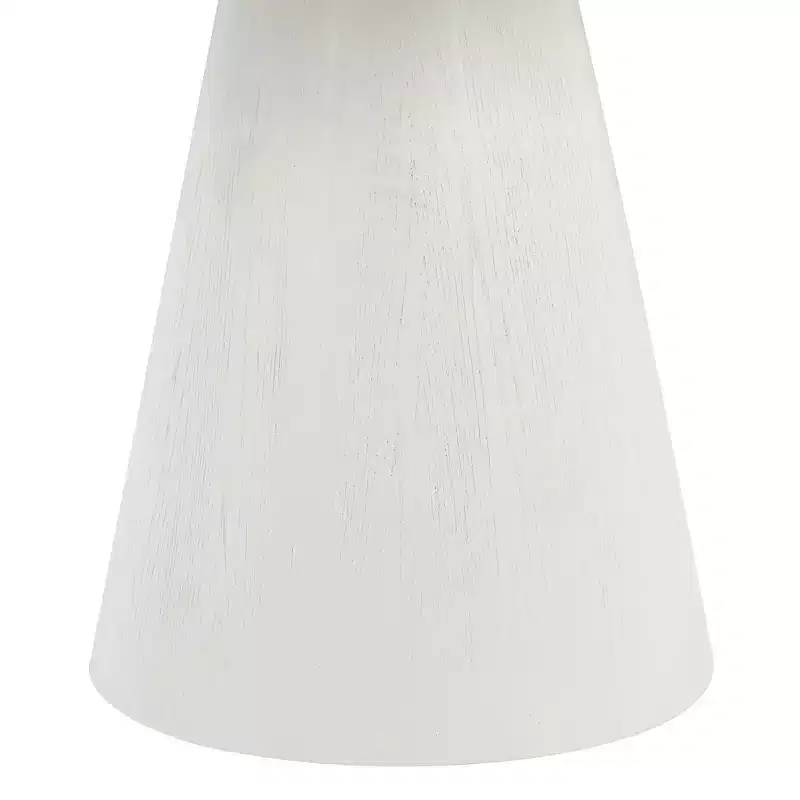 Whisen Retro Wood Top Frustum Pedestal Dining Table