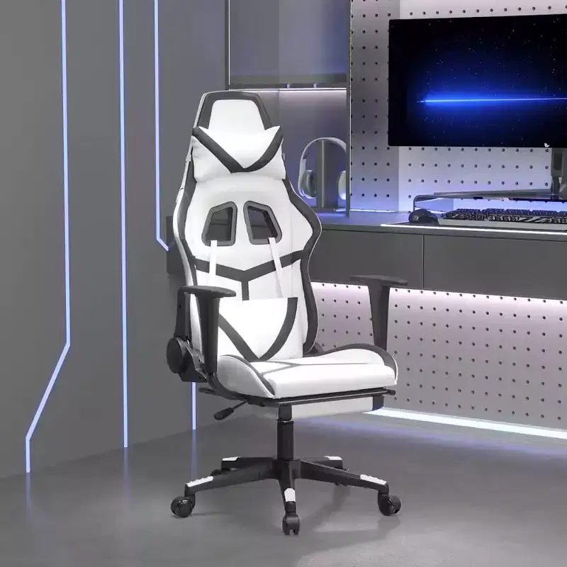 vidaXL Gaming Chair Black and Red