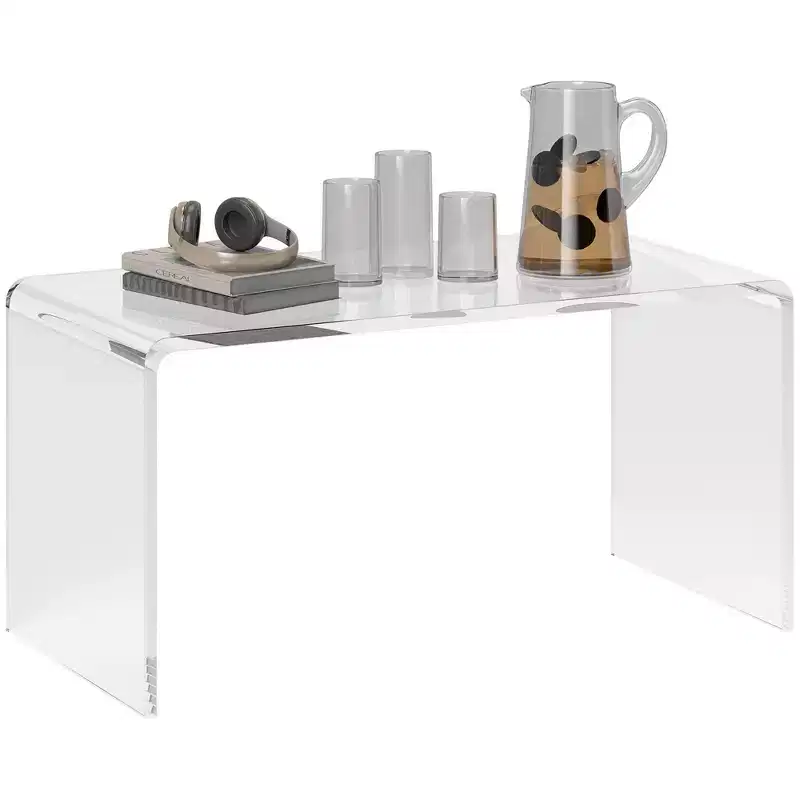 Rectangle Acrylic Waterfall Coffee Table – 15mm Thick Clear