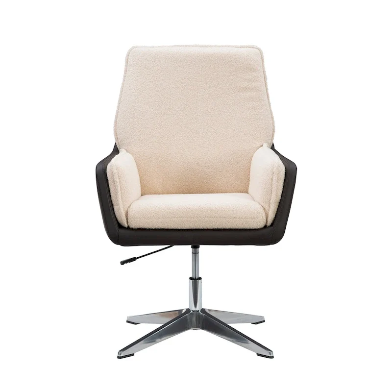 Marcia Swivel Sherpa Chair Accent Chair