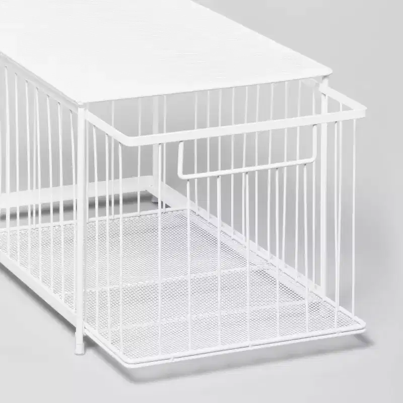 Large Stackable Steel Slide Out Drawer