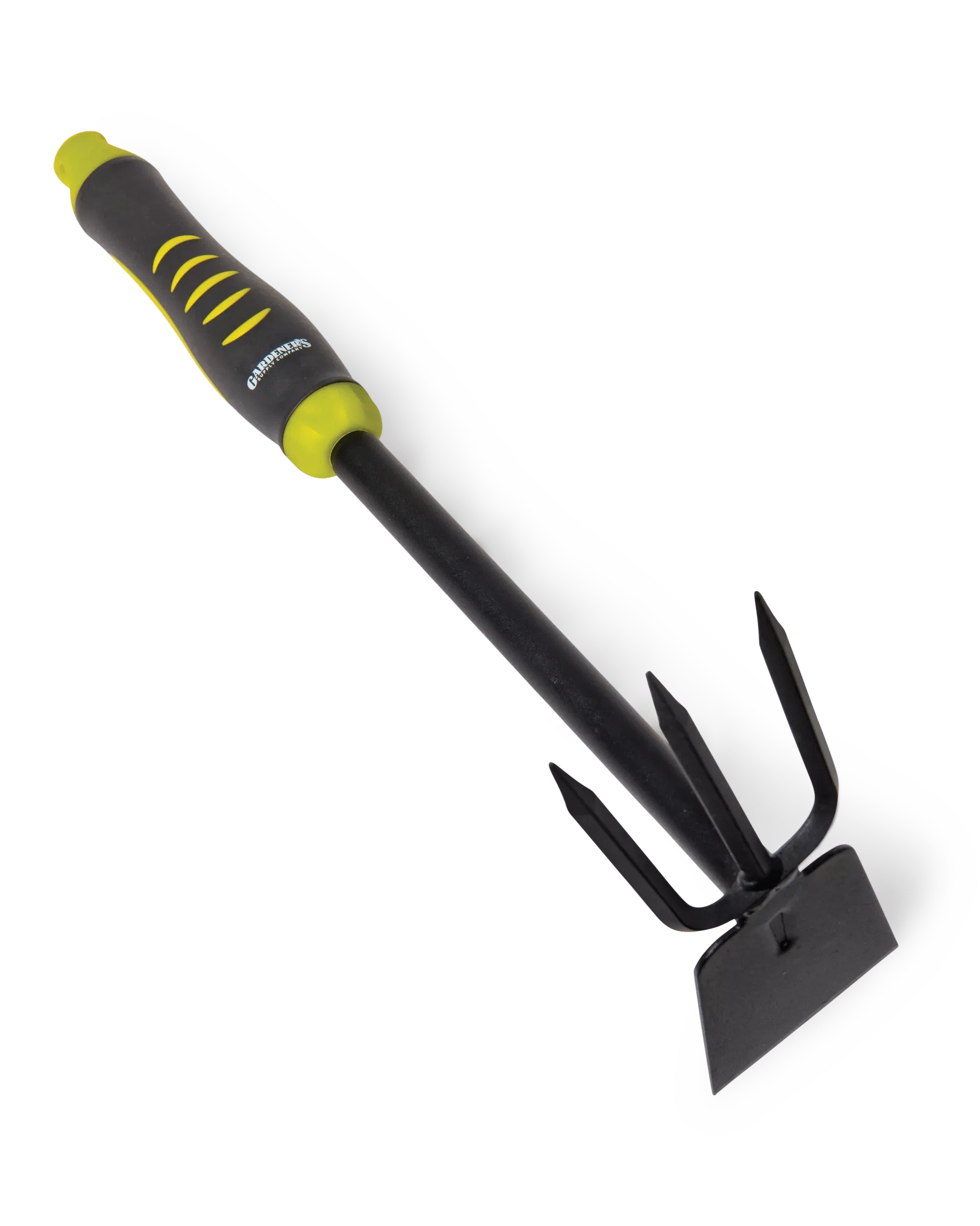 2-in-1 Short Handle Garden Hoe and Cultivator Tool, Green
