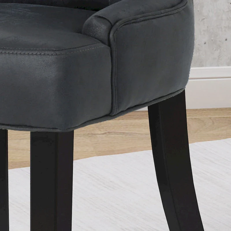 Hayden Traditional Microfiber Dining Chairs (Set of 2)