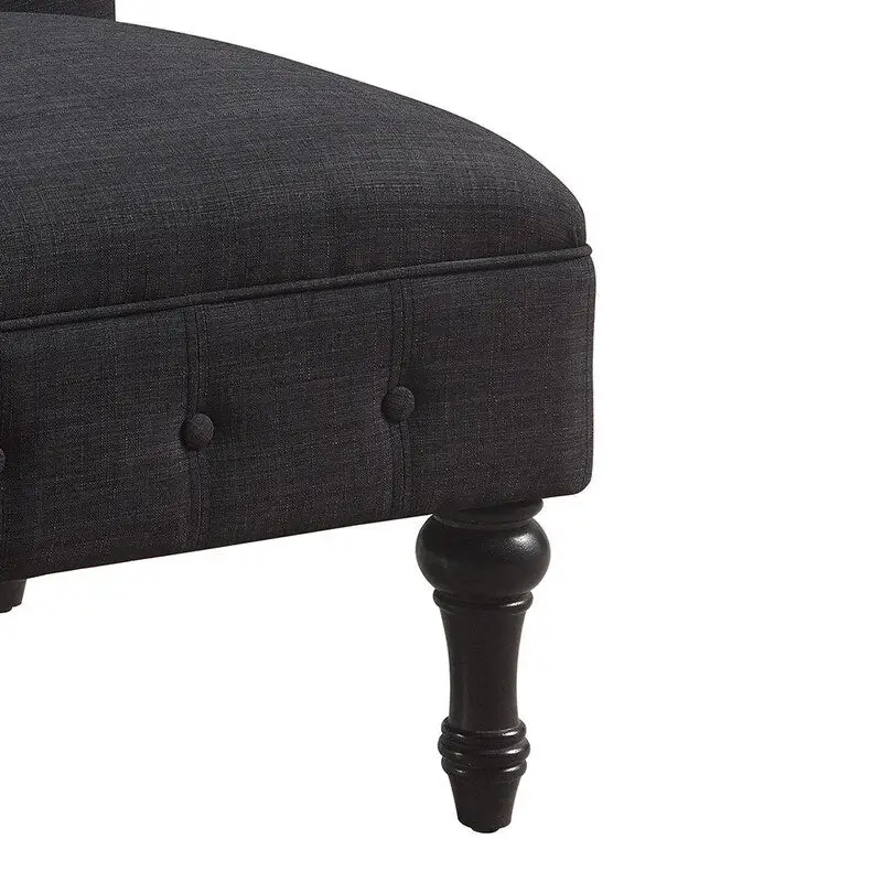 Rosevera LaGuardia Slipper Chair, Chesterfield, Armlesschair