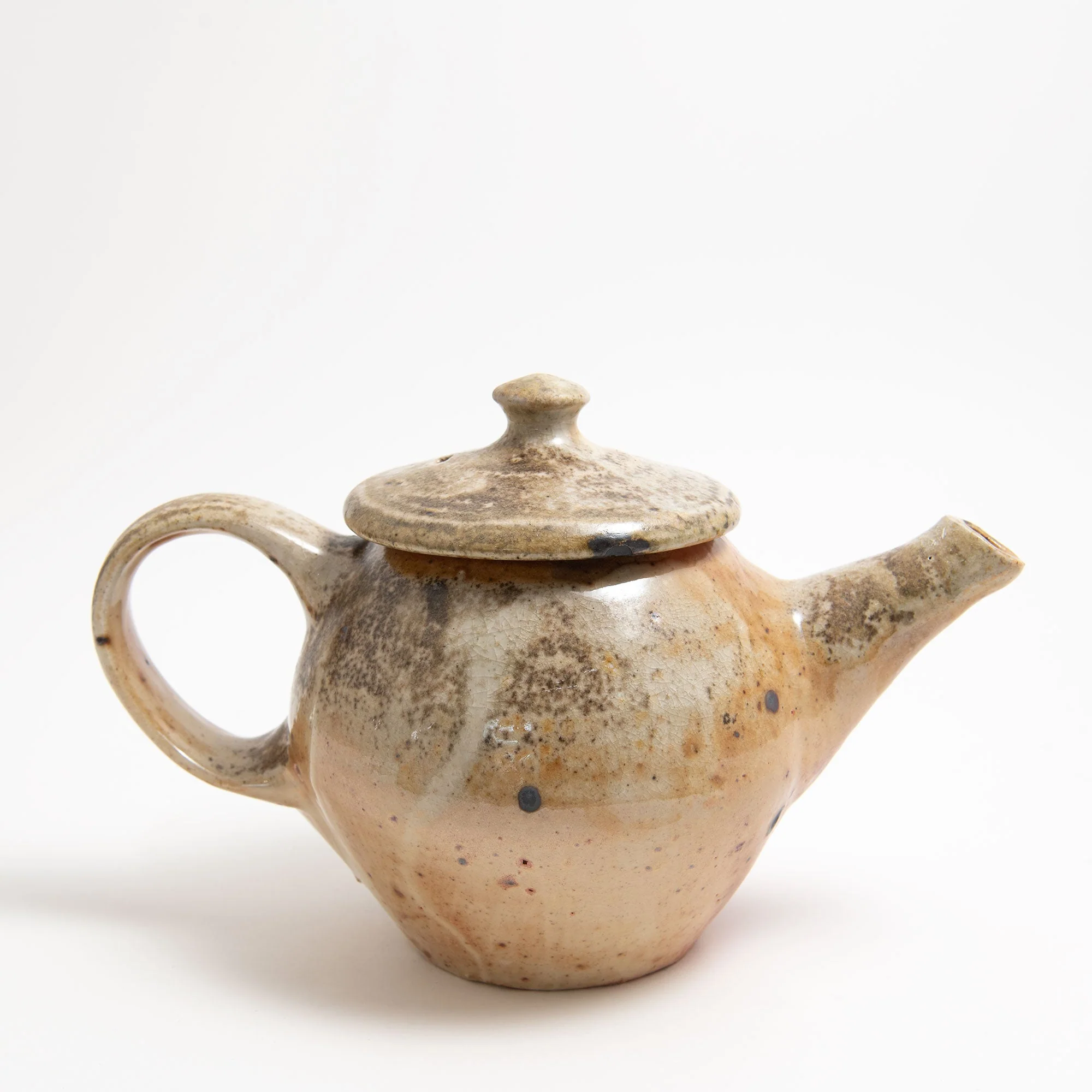 Shino Ash Stoneware Teapot