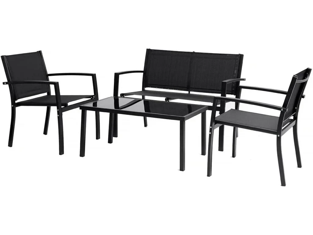 Salon Jardin Bas - Noir