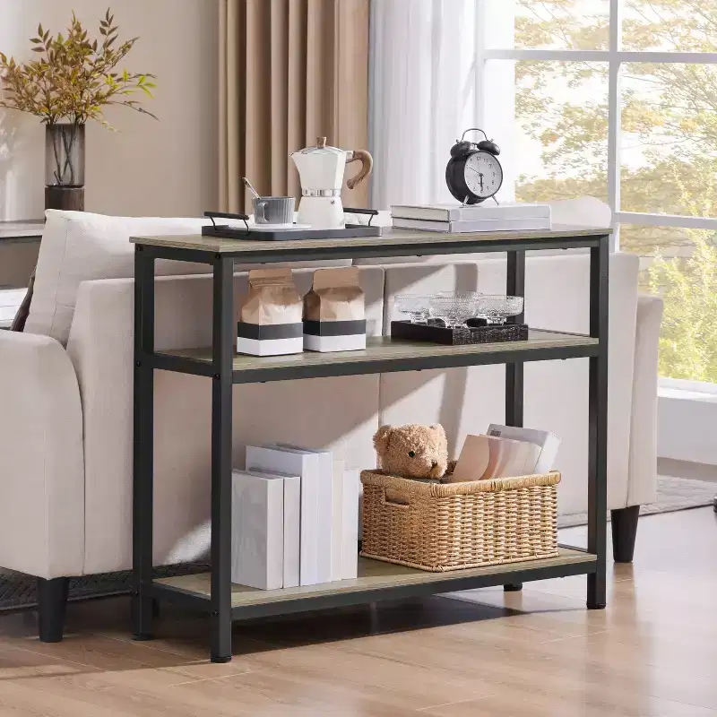 Vintage Sofa Table Industrial Console Table for Entryway/Living Room