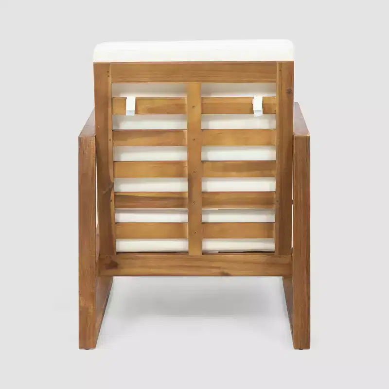 Belgian 2pk Acacia Wood Club Chair - Christopher Knight Home