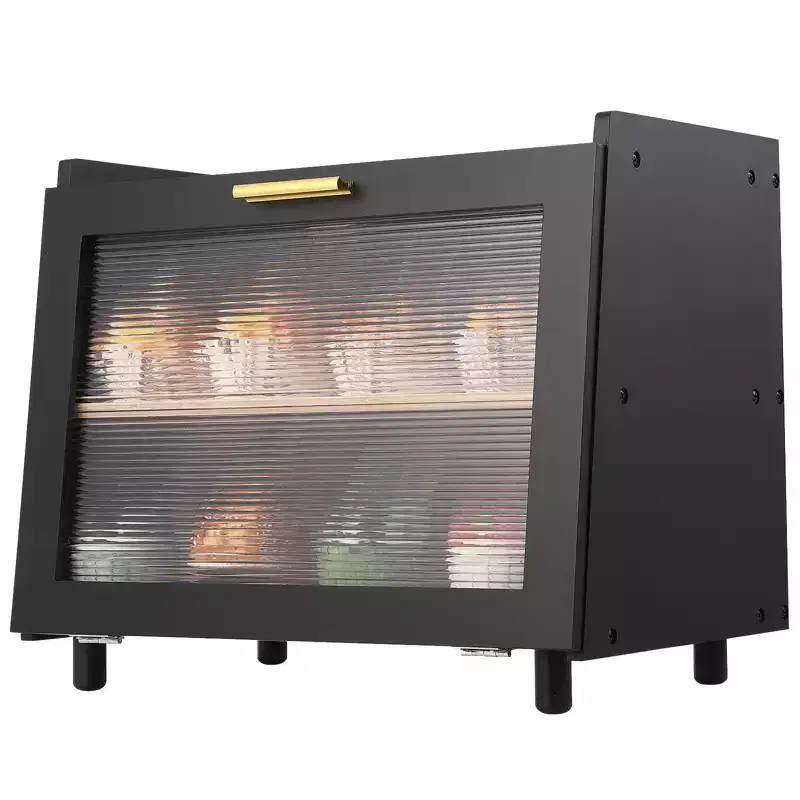 Double Layer Large Bread Box for Kitchen Counter, Large Capacity Bread Storage Container Bread Box