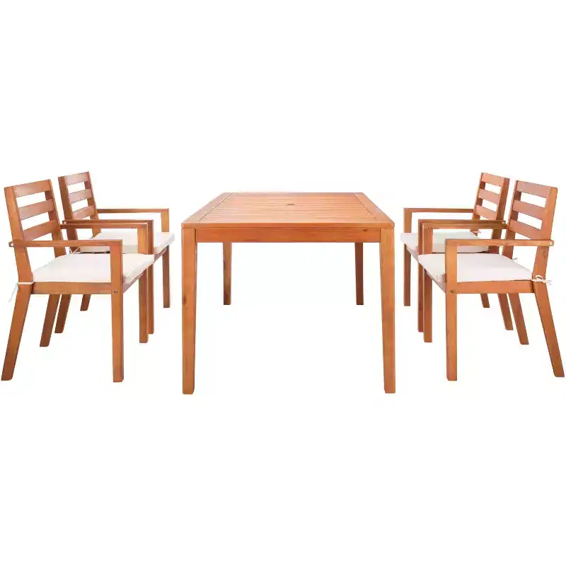Wilming Dining Set - Indoor/Outdoor - PAT7065 - Natural - Safavieh