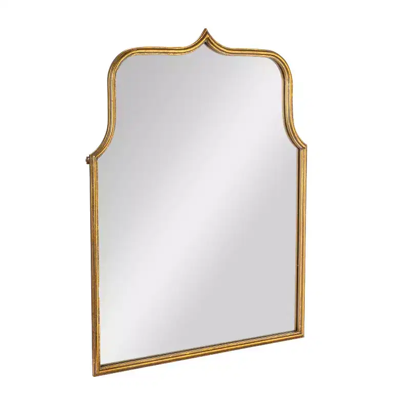 Storied Home Arched Metal Framed Wall Mirror